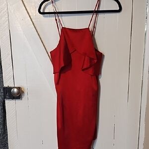 Essue Vibrant Red Mini Dress